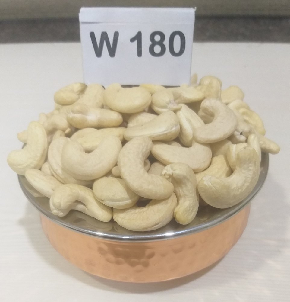 Natural Wholes Plain Cashew Nuts, Grade: W180, Packaging Size: 250 Gms