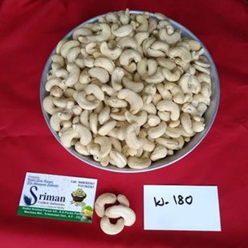 White W180 Organic Cashew Nut, Pack Size (Kg): 250 Gm to 20 Kg