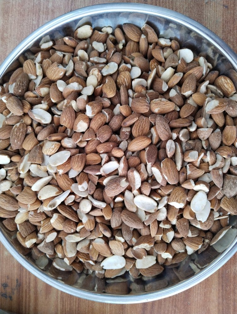 Broken almonds