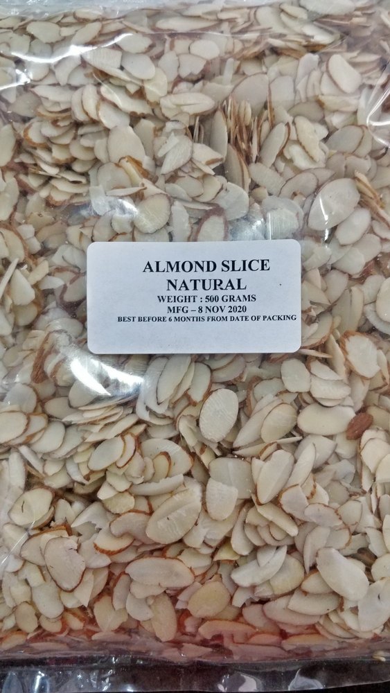 Sliced Almonds, Packaging Type: Plastic Box, Cartoon