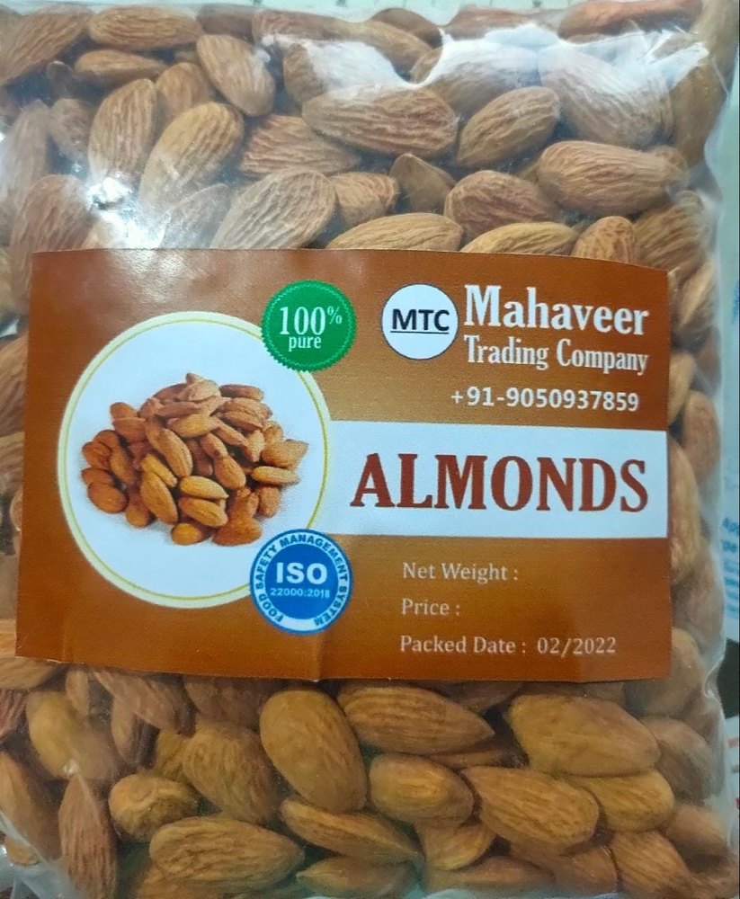 Natural Dried Almond Seeds, Packaging Size: 1 kg