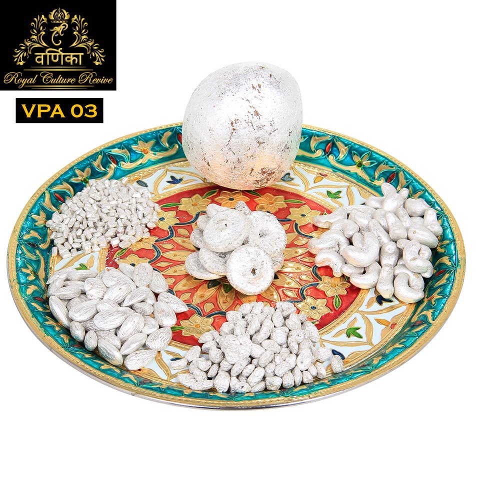 Shree Varnika Silver Coated Coconut