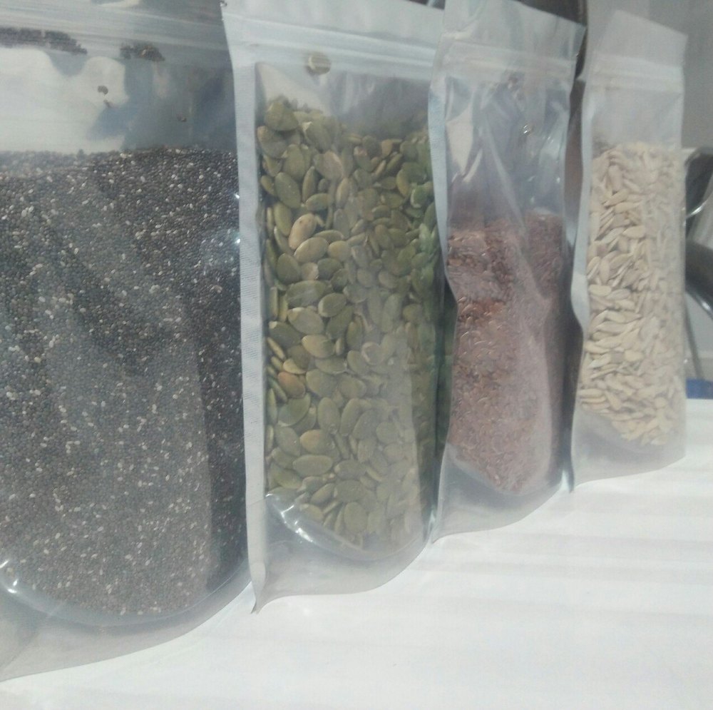 Hulled Pumpkin, Sunflower, Chia And Flax Seed ( Seeds Edible Combo), Packaging Type: Packet, Packaging Size: 250gm