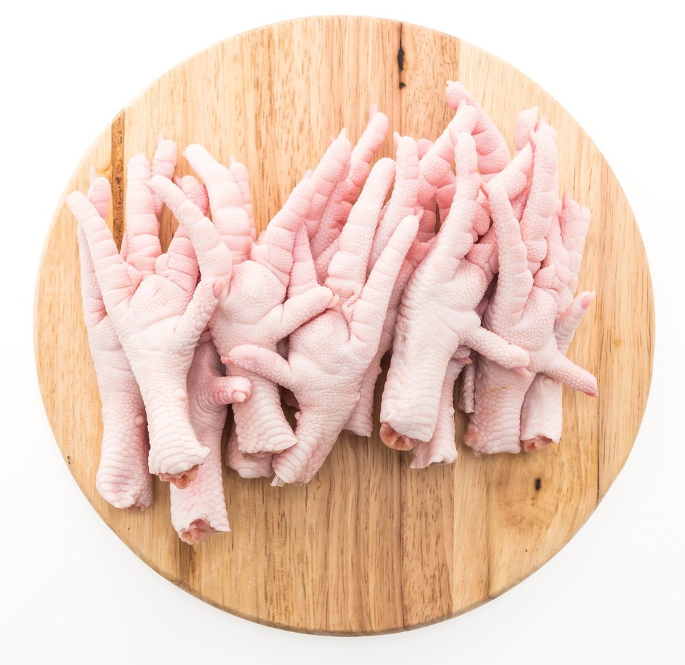 Frozen Chicken Feet, For Restaurant, 2 Kg