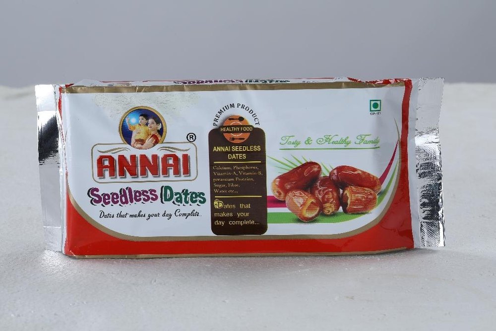 Brown Annai Seedless Dates, Packaging Type: Packet, Packaging Size: 200 G