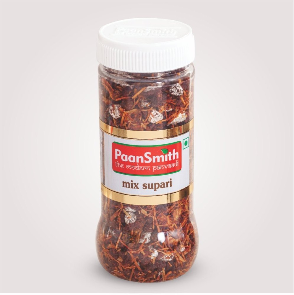 98% PaanSmith Mix Supari 180g, Packaging Type: Plastic Botlle