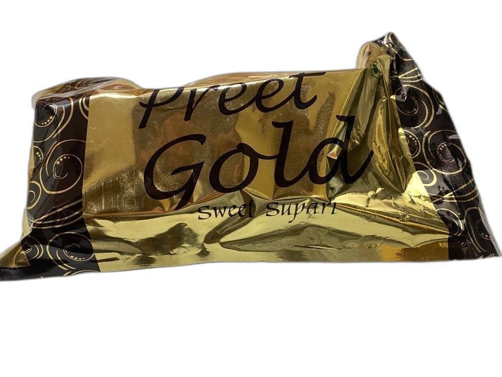 Desi Ghee 100% Preet Gold Sweet Supari, Available Laddu: Besan Laddu, Packaging Size: 60 Pouch