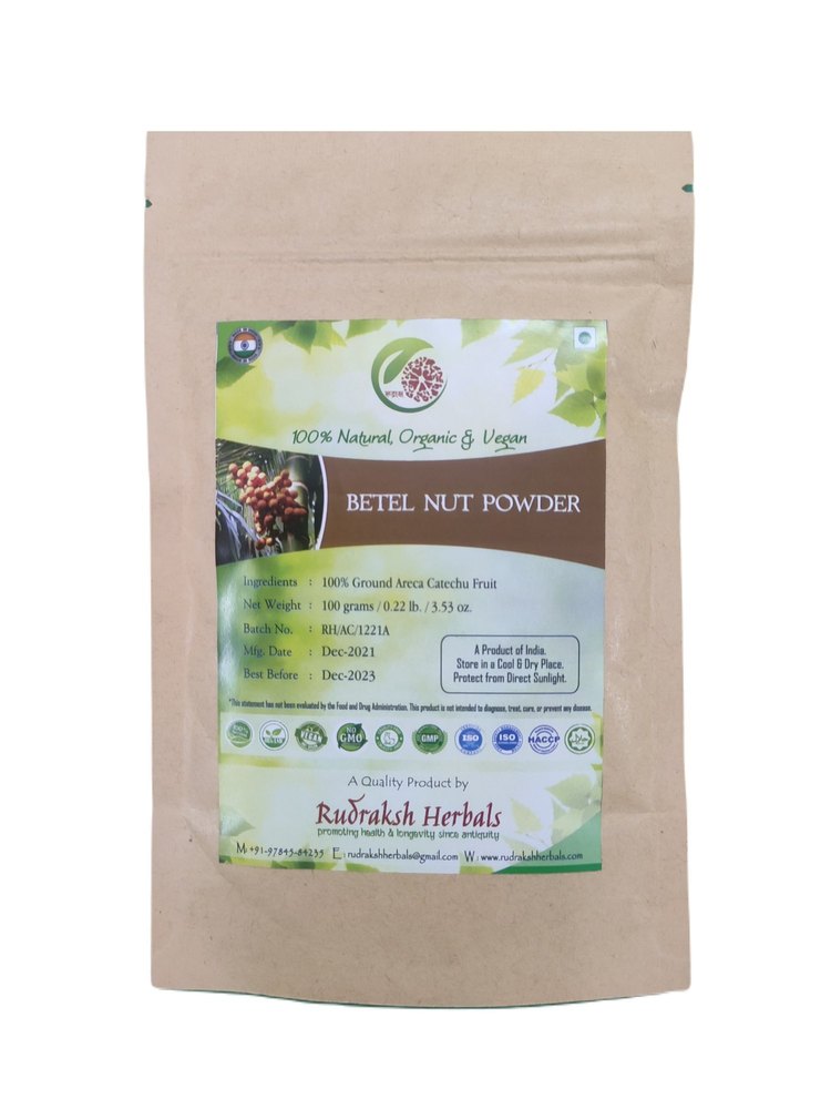 Betel Nut Powder, Kraft Paper Bag, Packaging Size: 100 Grams