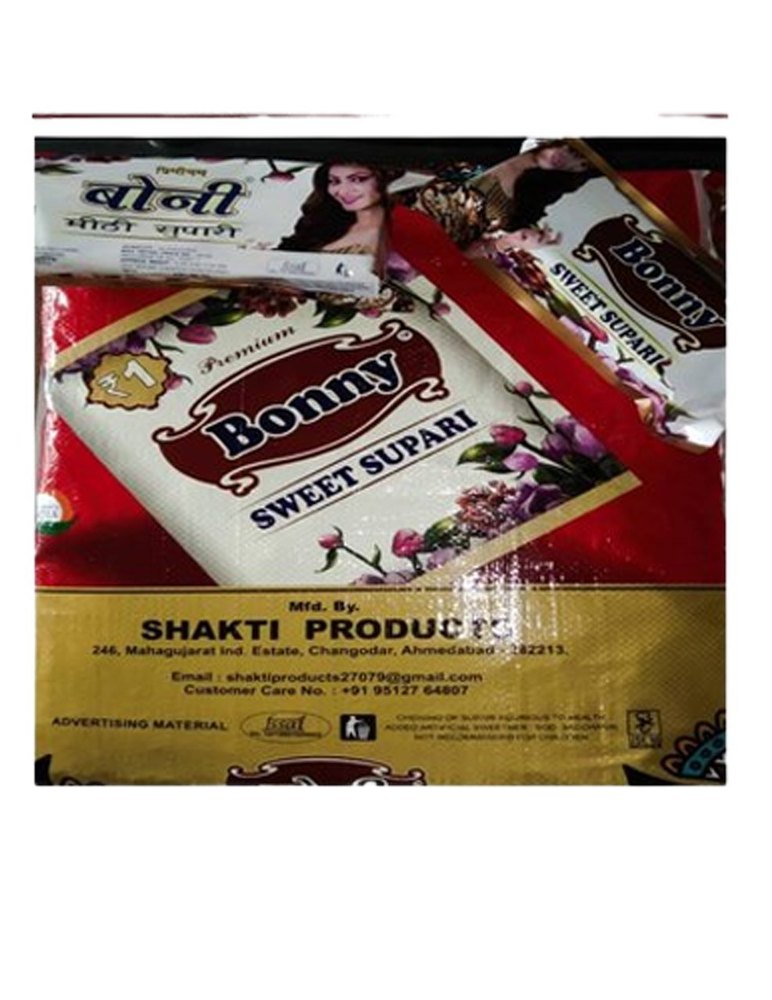 100% Natural Bonny Sweet Supari Bag, Packaging Size: 60 Packet