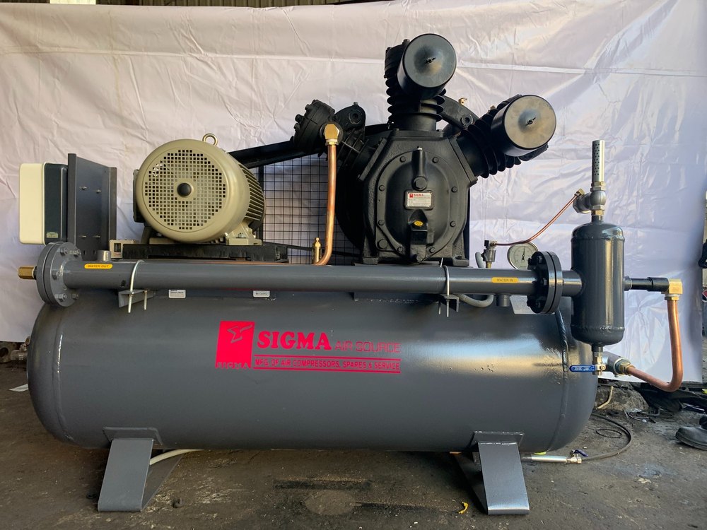 Sigma SAS-15H High Pressure Air Compressor, Air Tank Capacity: 500L, Model Name/Number: SAS-10-15S2