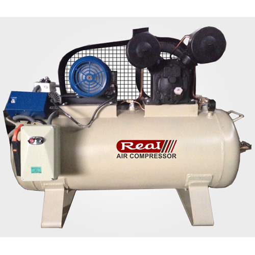 Real 2 HP Single Stage Compressor, Maximum Flow Rate: 0-20 cfm