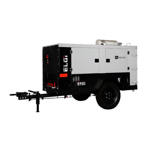 Trolley Mounted Diesel powered Air Compressor, PG 185 - 100