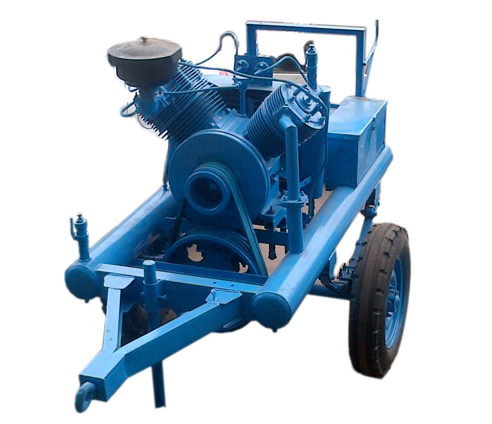 20-30 HP Tractor Mounted Air Compressor, Maximum Flow Rate: 110 cfm