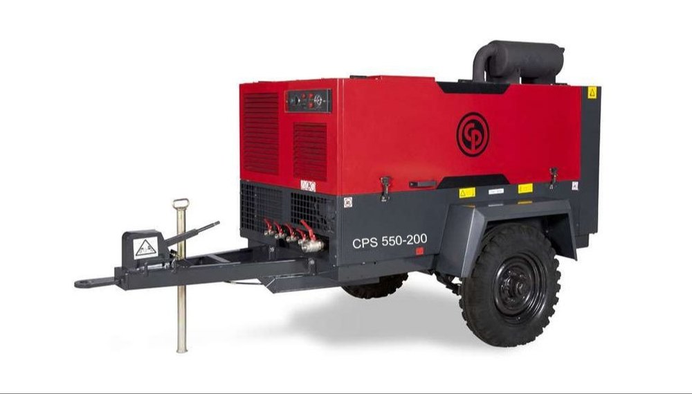 Engine Screw Portable Diesel Compressor, 8 bar