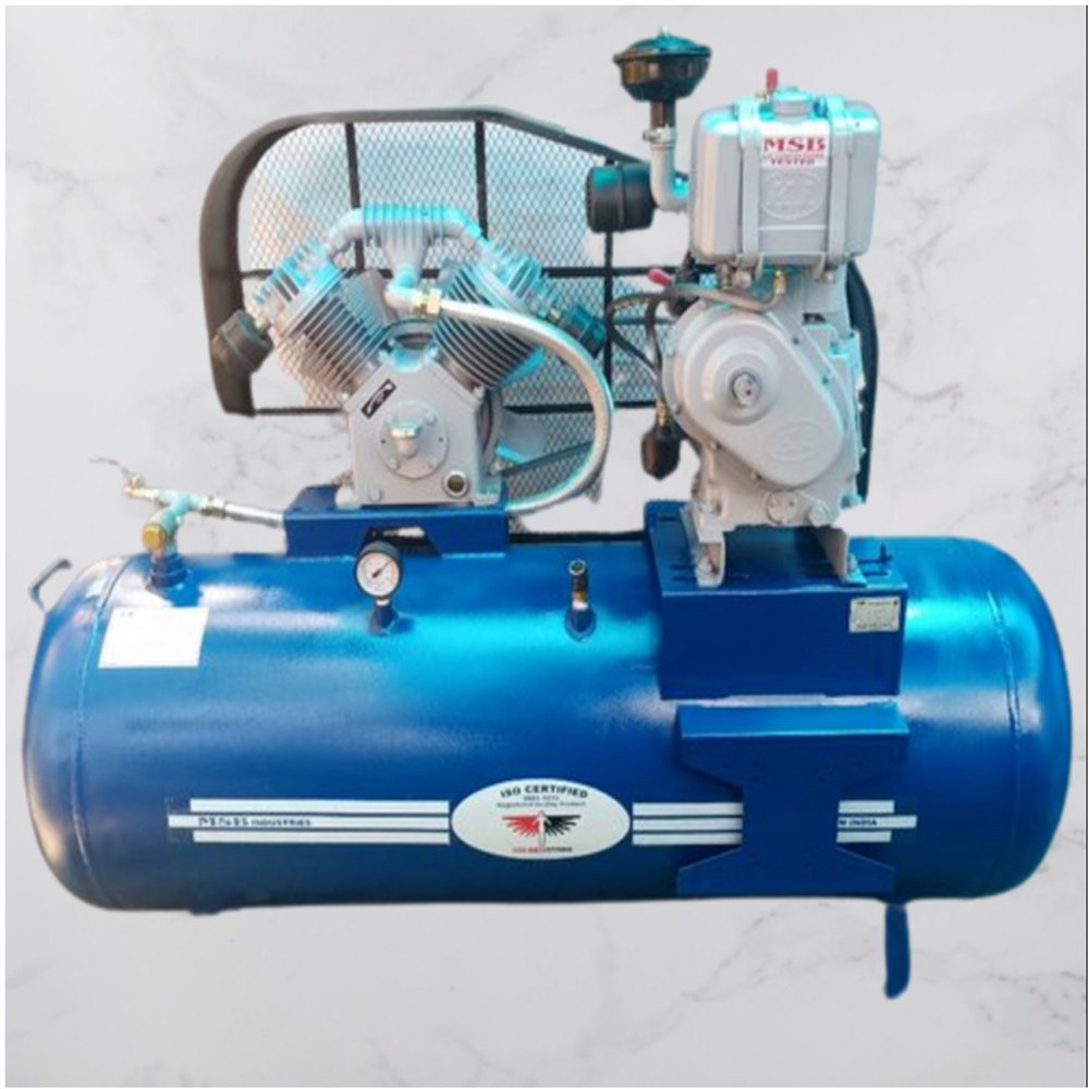 MSB 5 HP Diesel Engine Air Compressor, 10 bar