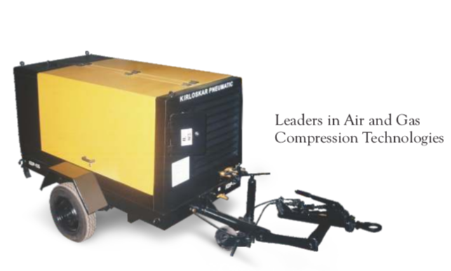 60 HP Engine Driven Diesel Air Compressor, 100 PSI