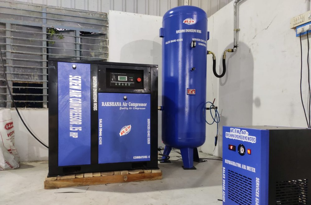 15 HP Silent Screw Air Compressor
