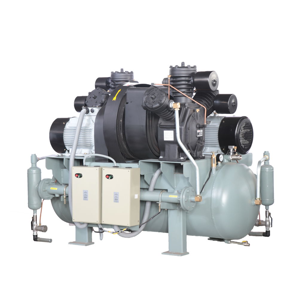 Comp Tech 40 HP Reciprocating Duplex Air Compressor, Air Tank Capacity: 500 Litre