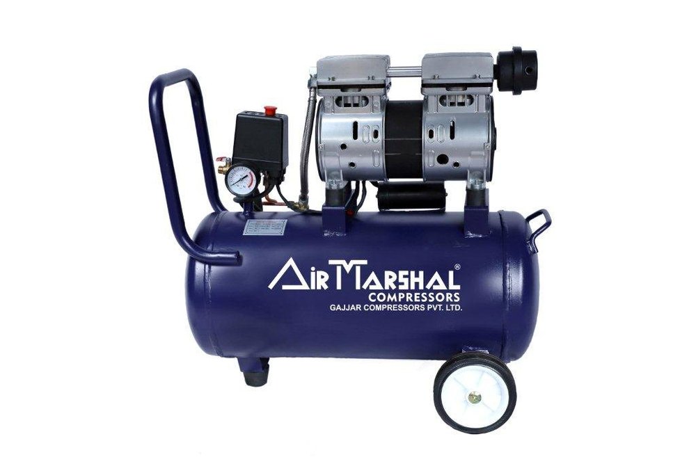 1 HP AC Single Phase Oil Free Air Compressor, Maximum Flow Rate (CFM): 3 Cfm, Air Tank Capacity: 35-40 L