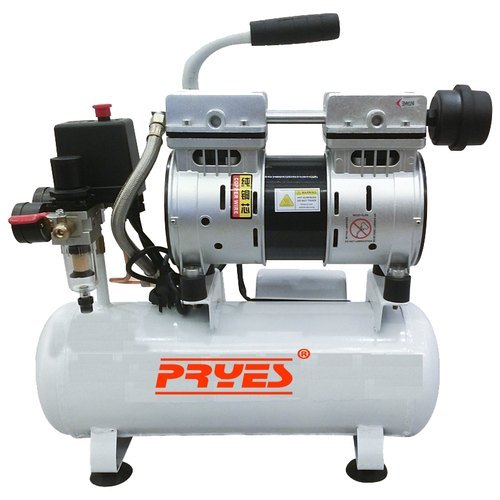Pryes Portable Oil Free Air Compressors, Maximum Flow Rate: 0-20 CFM, Air Tank Capacity: 24 L