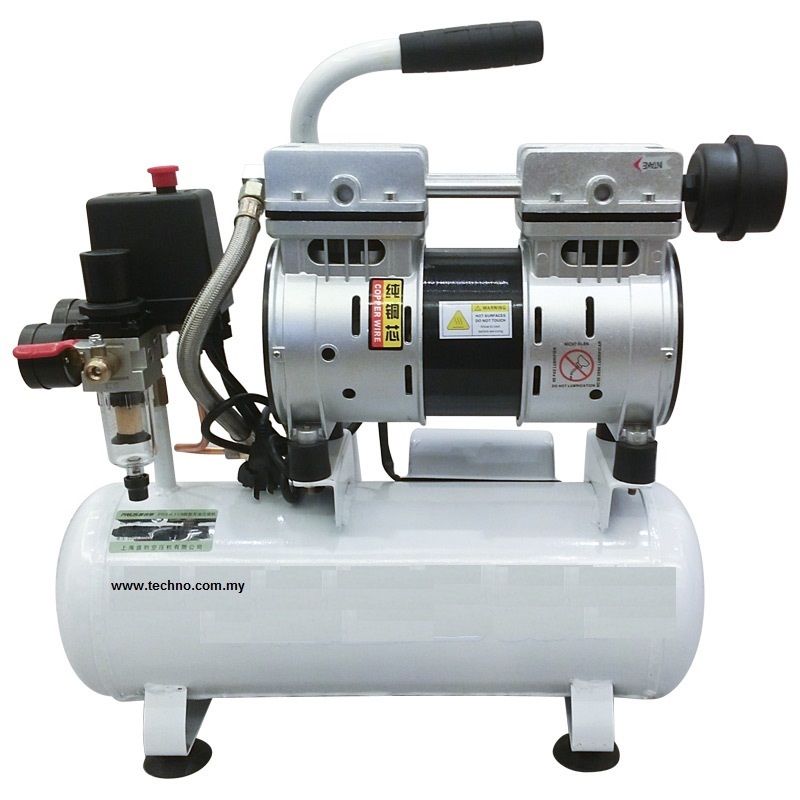 550w AC Single Phase Oil Free Air Compressor