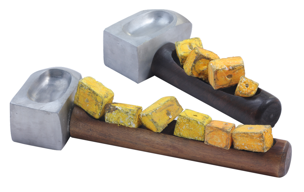 Metal Kraft Silver & Wood Tikka Kebab Hammer, For Hotels/Restaurants/Homes, Size: 12 & 15