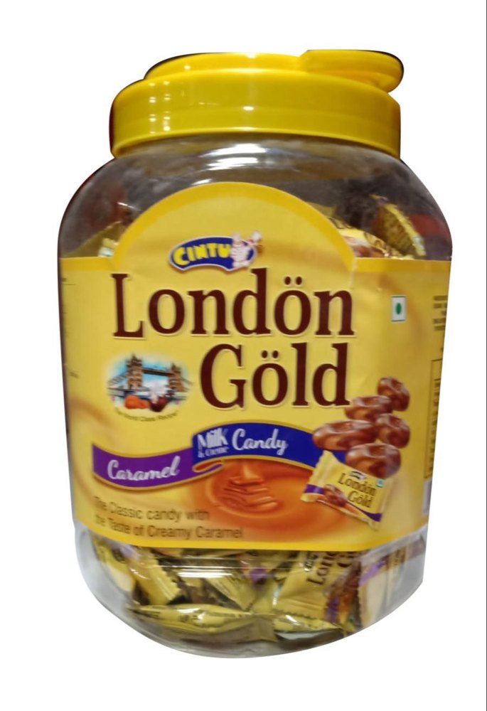 Cintu Toffee London Gold Caramel Milk Candy, Packaging Type: Plastic Jar, Packaging Size: 150 Pieces