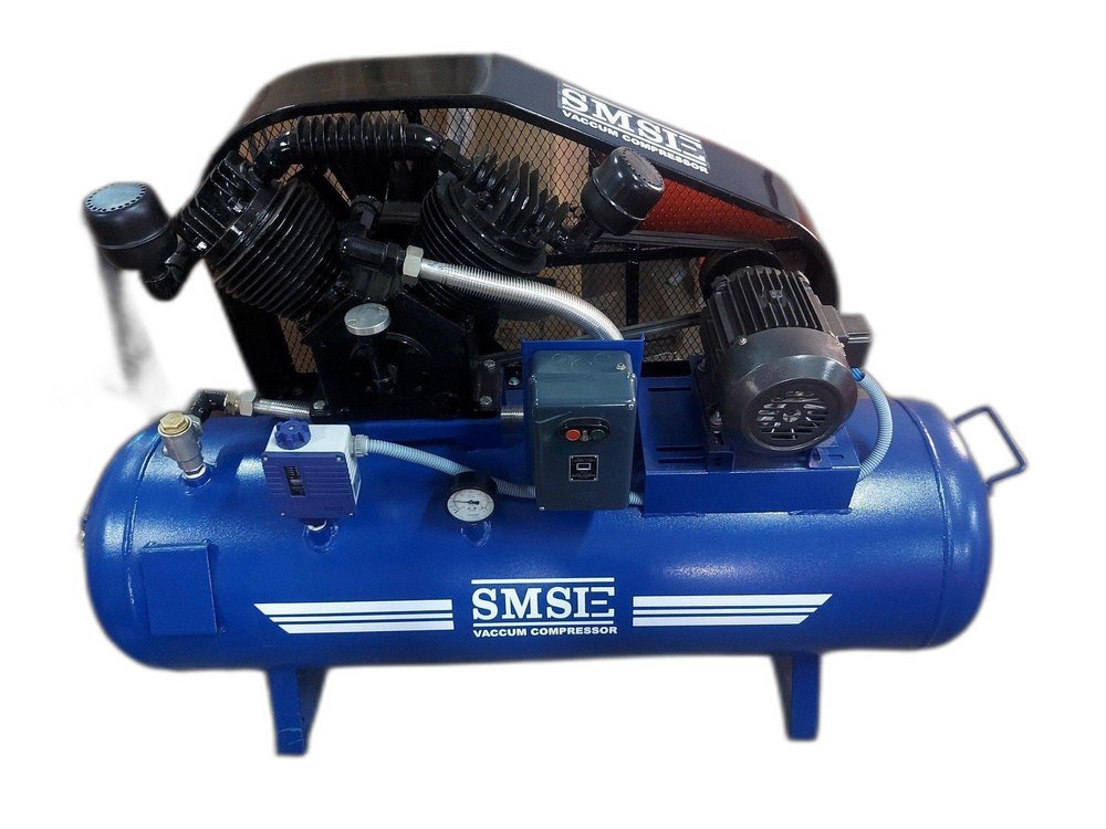 2 HP Three Or Single Vacuum Air Compressor, Max Flow Rate: 25 Hg