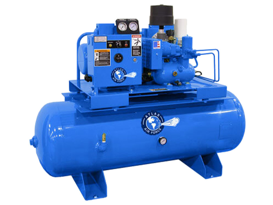 Single Phase Atlas Vacuum Air Compressor, Max Flow Rate: 60 Cu.mtrs/Hr