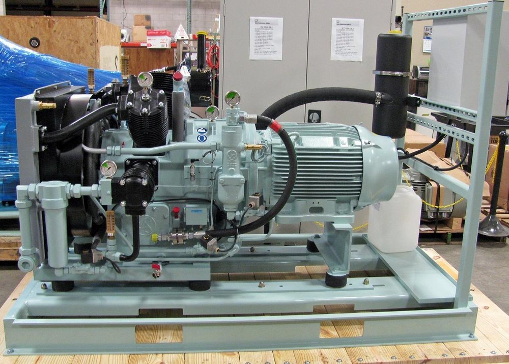Up to 5 HP Water Cooled Air Compressor