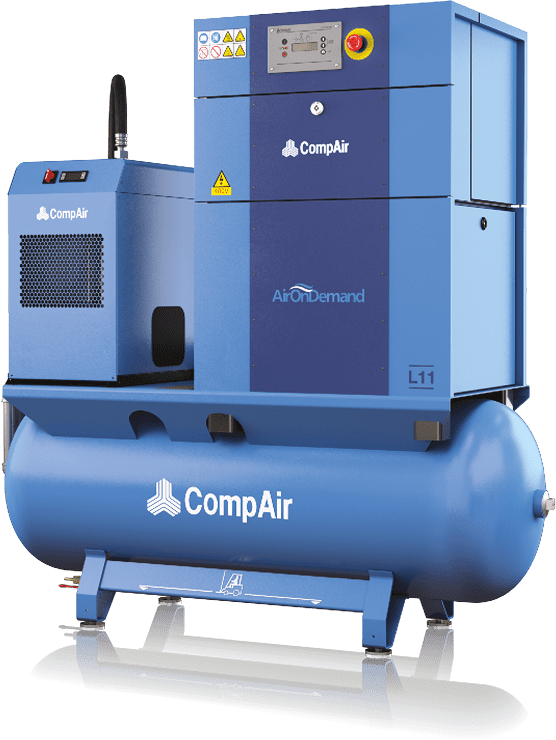 COMPAIR 20 HP Lubricated Screw Air Compressors, Air Tank Capacity: 500 Litres, Discharge Pressure: 10 Bar