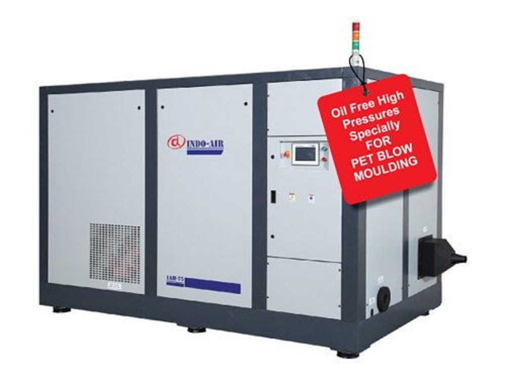 INDO AIR 40 HP Non-Lubricated Compressors, Maximum Flow Rate (CFM): 110 Cfm, Model Name/Number: IAH40