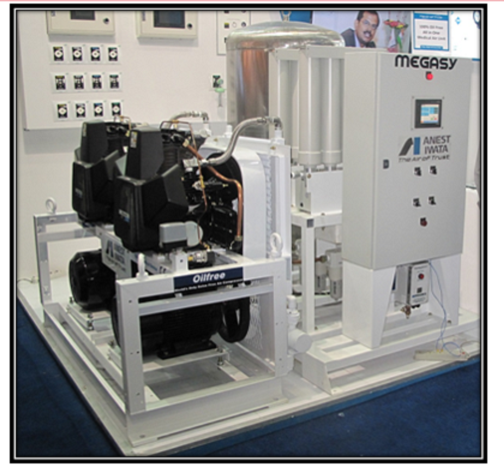 All In One Reciprocating Medical Air Compressor