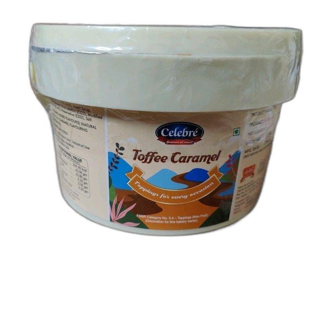 Vegetarian Celebre Toffee Caramel, Packaging Type: Plastic Bucket