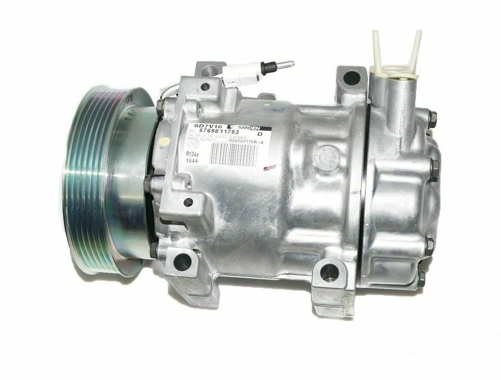 12v Aluminium And Metal Renault Duster Ac Compressor 7 Days Return Policy, 110 And 85