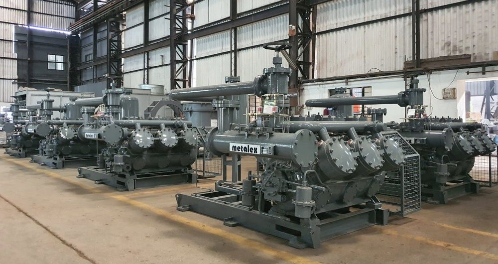 METALEX 25 HP to 300 HP PACKAGE AMMONIA REFRIGERATION COMPRESSOR, For Industrial, Maximum Flow Rate (CFM): 78 To 780