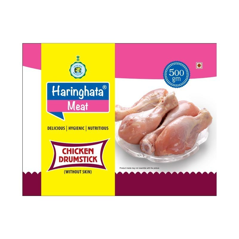 Frozen Chicken Drumsticks, For Household, 500 Grm
