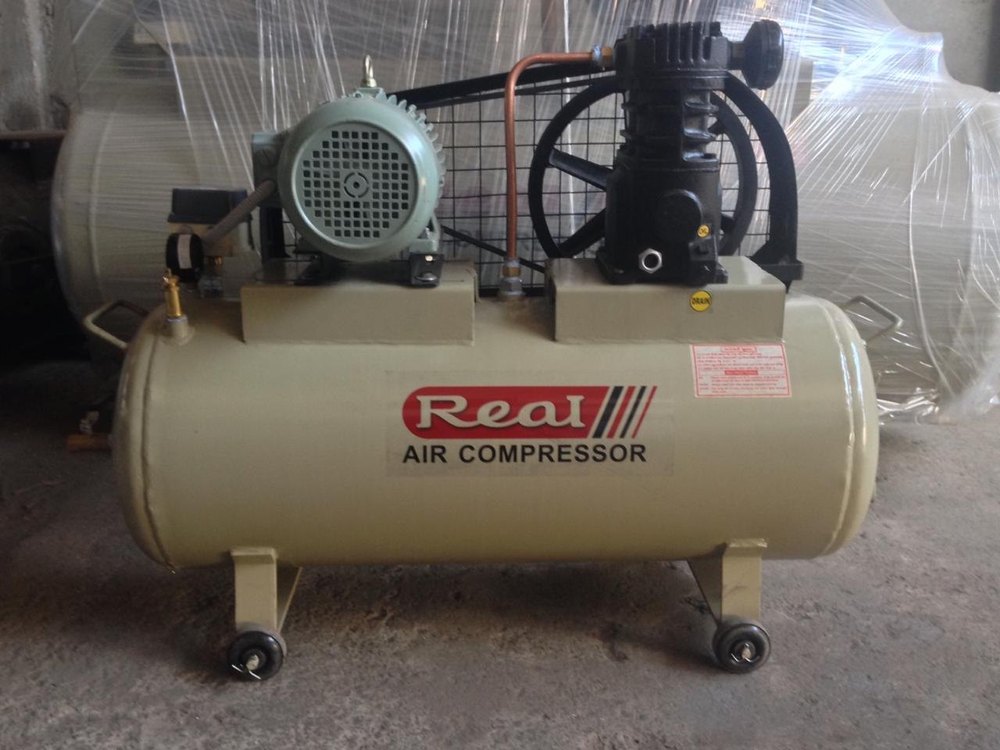 Real AC Three Phase 2 HP Single Stage Two Piston Compressor