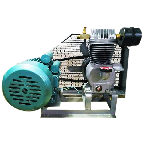 AC Single Phase JSI Brand 1.5 HP Borewell Belt Compressor, Discharge Pressure: 7 Kg