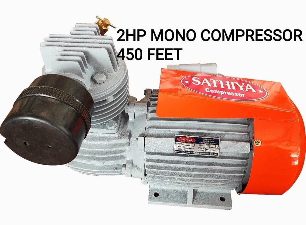 AC Single Phase 2Hp Mono Block Borewell Compressor, Model Name/Number: SJ103