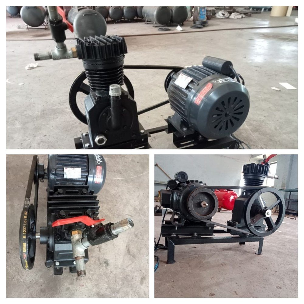 Rajshkti AC Three Phase Borewell Air Mono Compressor Pump