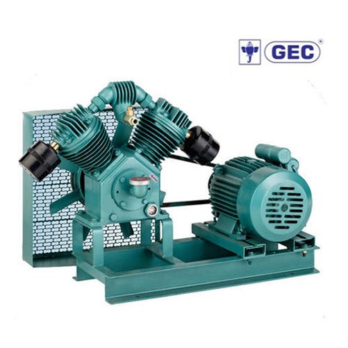 ELGi Single and three phase 5 Hp Double Cylinder Borewell Compressor Pump with motor, Model Name/Number: KBC5