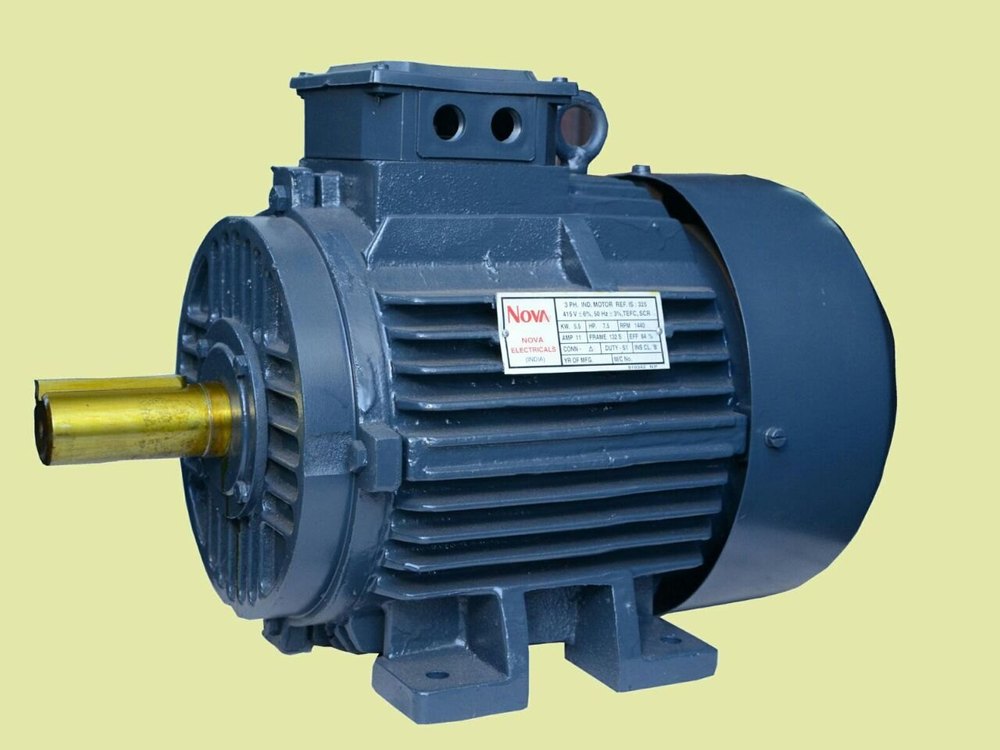 Three Phase 5.5 kW Nova Air Compressor Motor