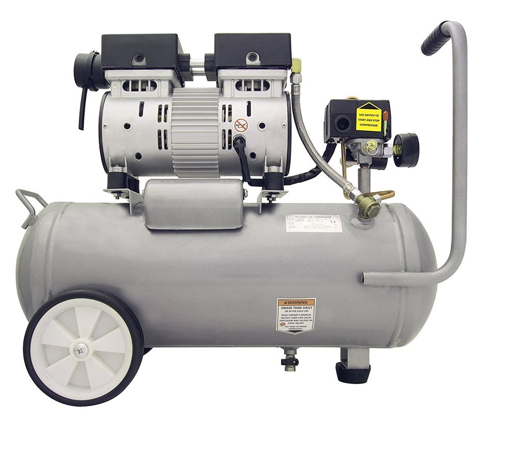 2hp Single Oil Free Air Compressor Silent Motor 50 Ltr