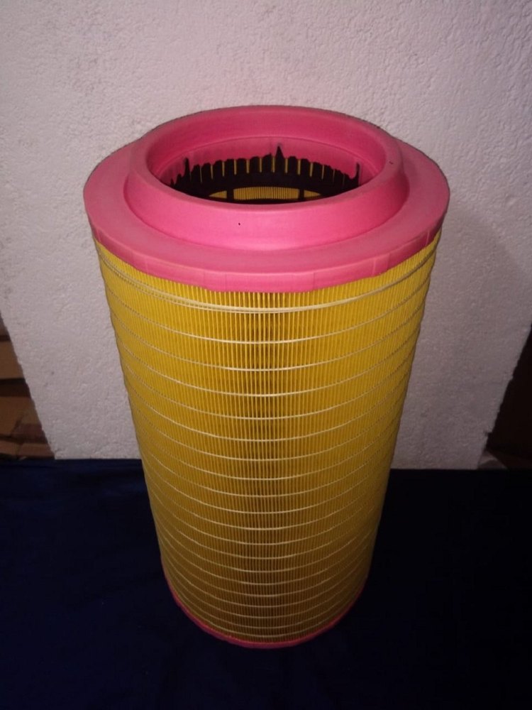 JJF Pink and Yellow Air Compressor Filter, 500 Cfm
