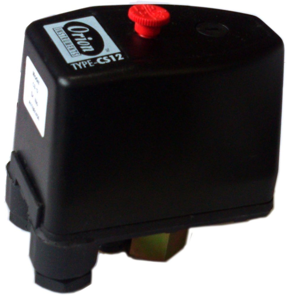 ORION 15A Air Compressor Pressure Switch, Contact System Type: SPDT, 0 To 15 Bar