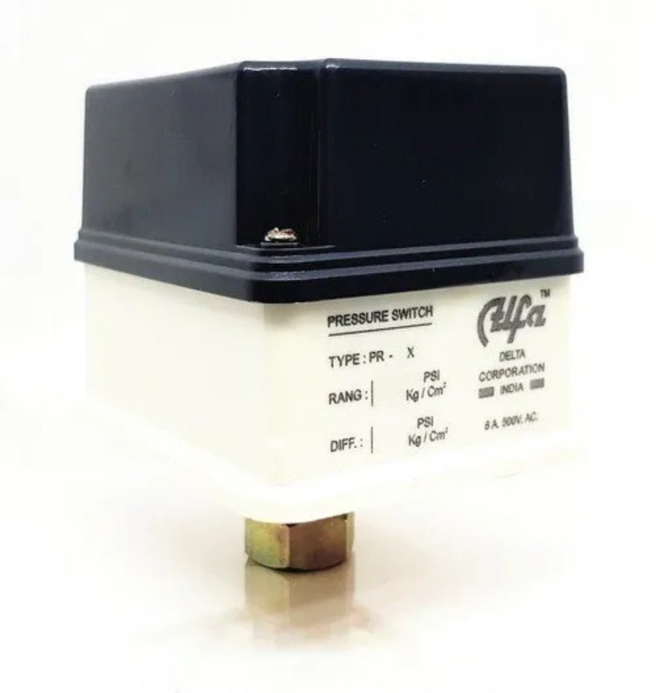 Alfa Pressure Switch 2.5-9.5 Bar PR-9X, Auto Cut-Off Switch for Air & Water