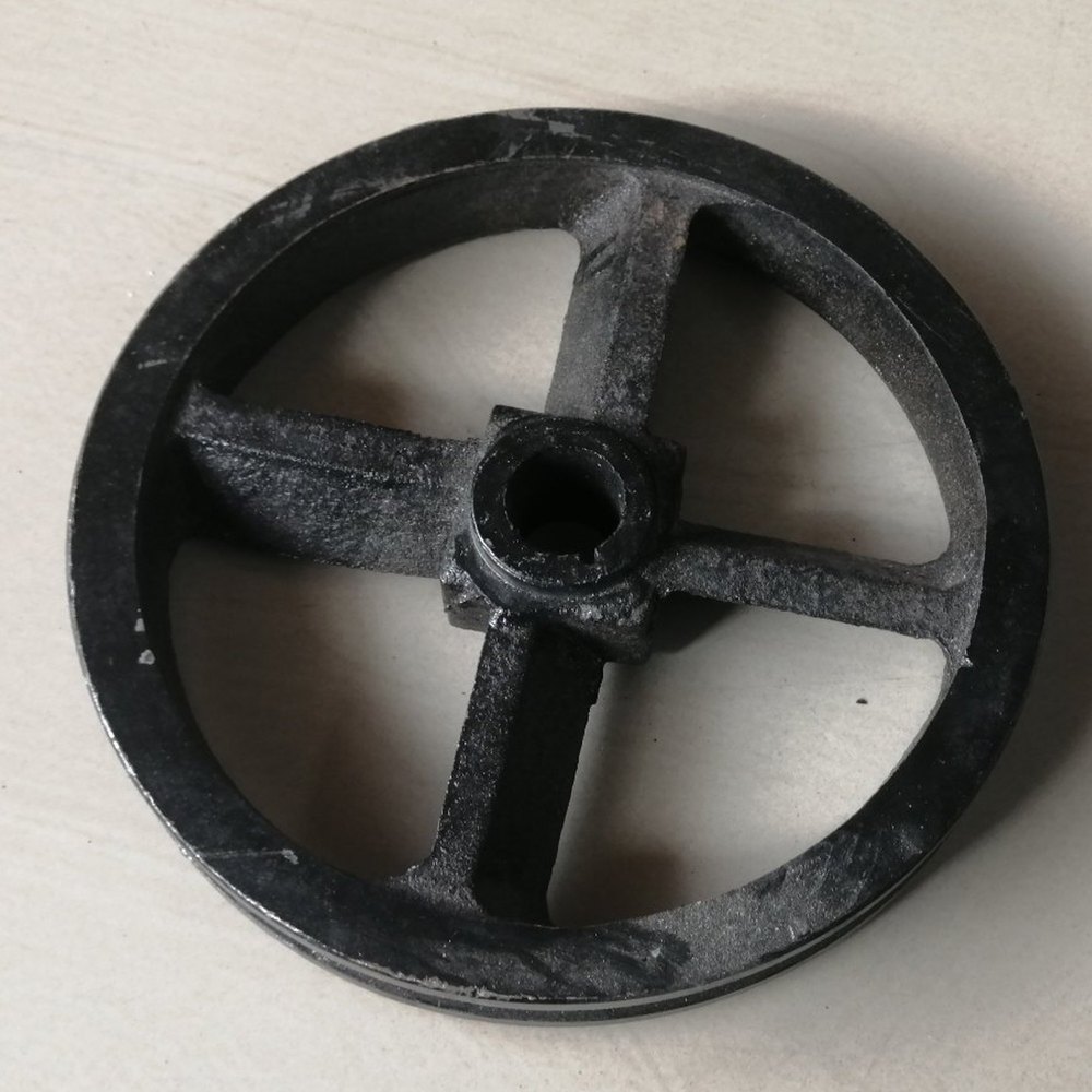 5inch Automotive Pulleys Cast Iron Compressor Pulley, For Single Grinder Crane, Single Groove