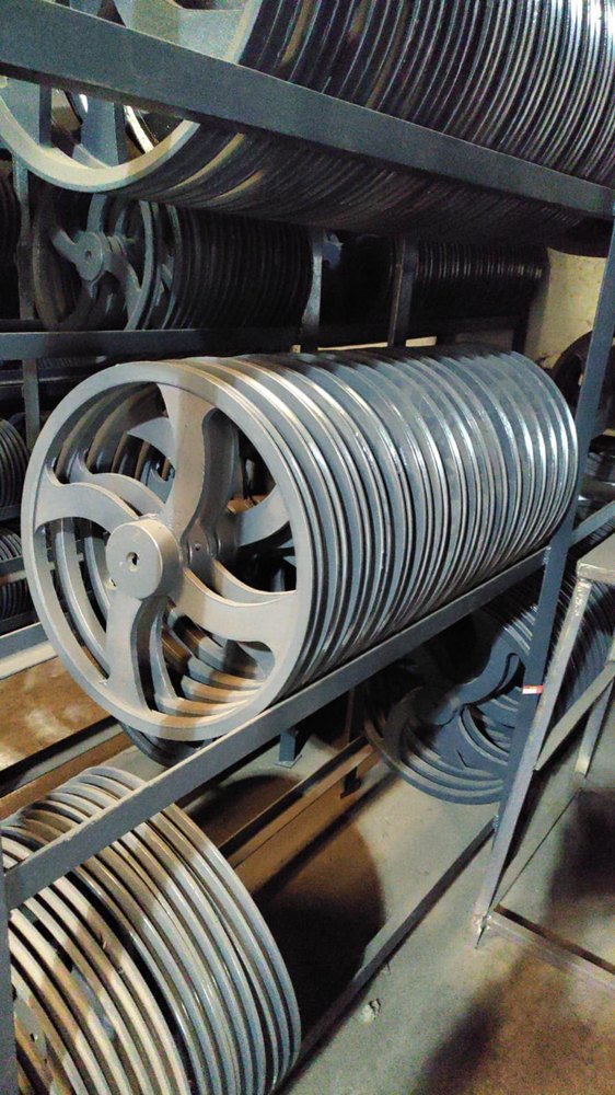 NM V Groove Pulley, For Double Beam Crane, Capacity: 2 ton