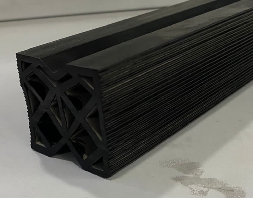 Black Rectangular Bridge Compression Rubber Seal